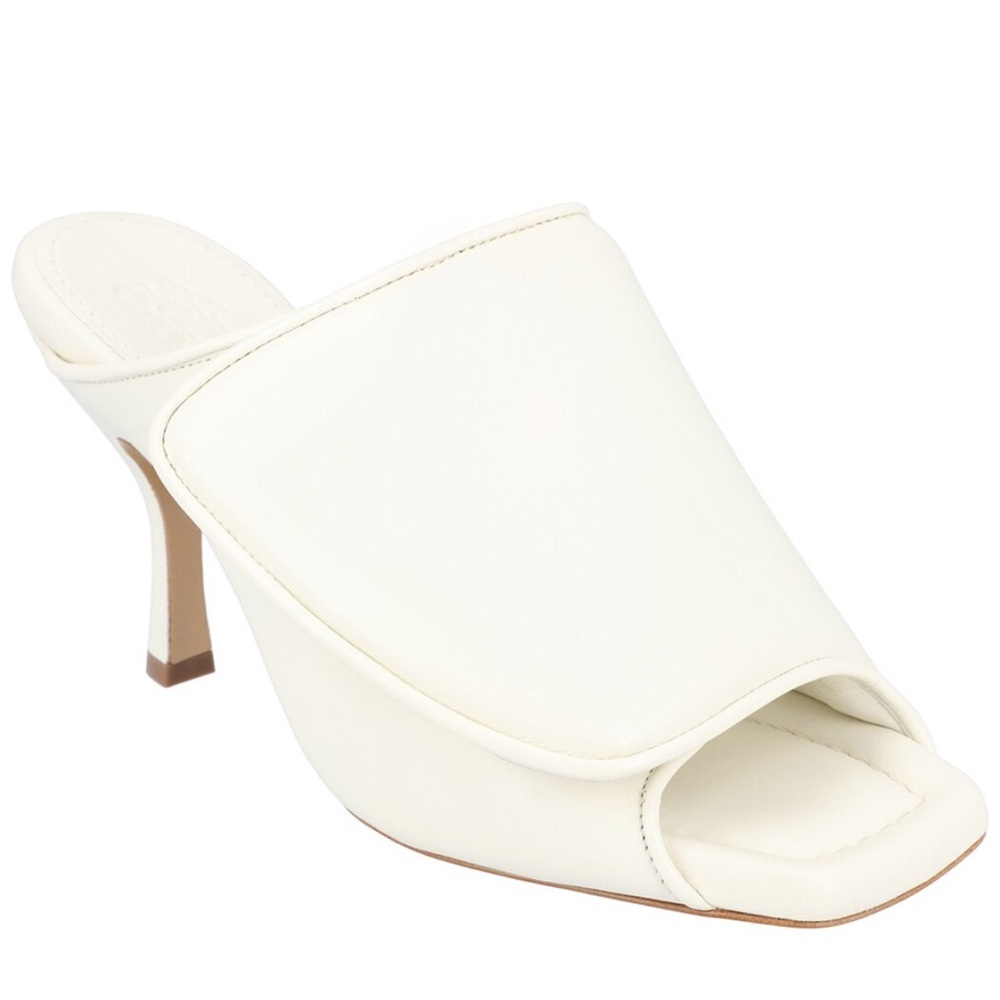 NWT/36.5/White Gia Borghini Couture Leather Sandals